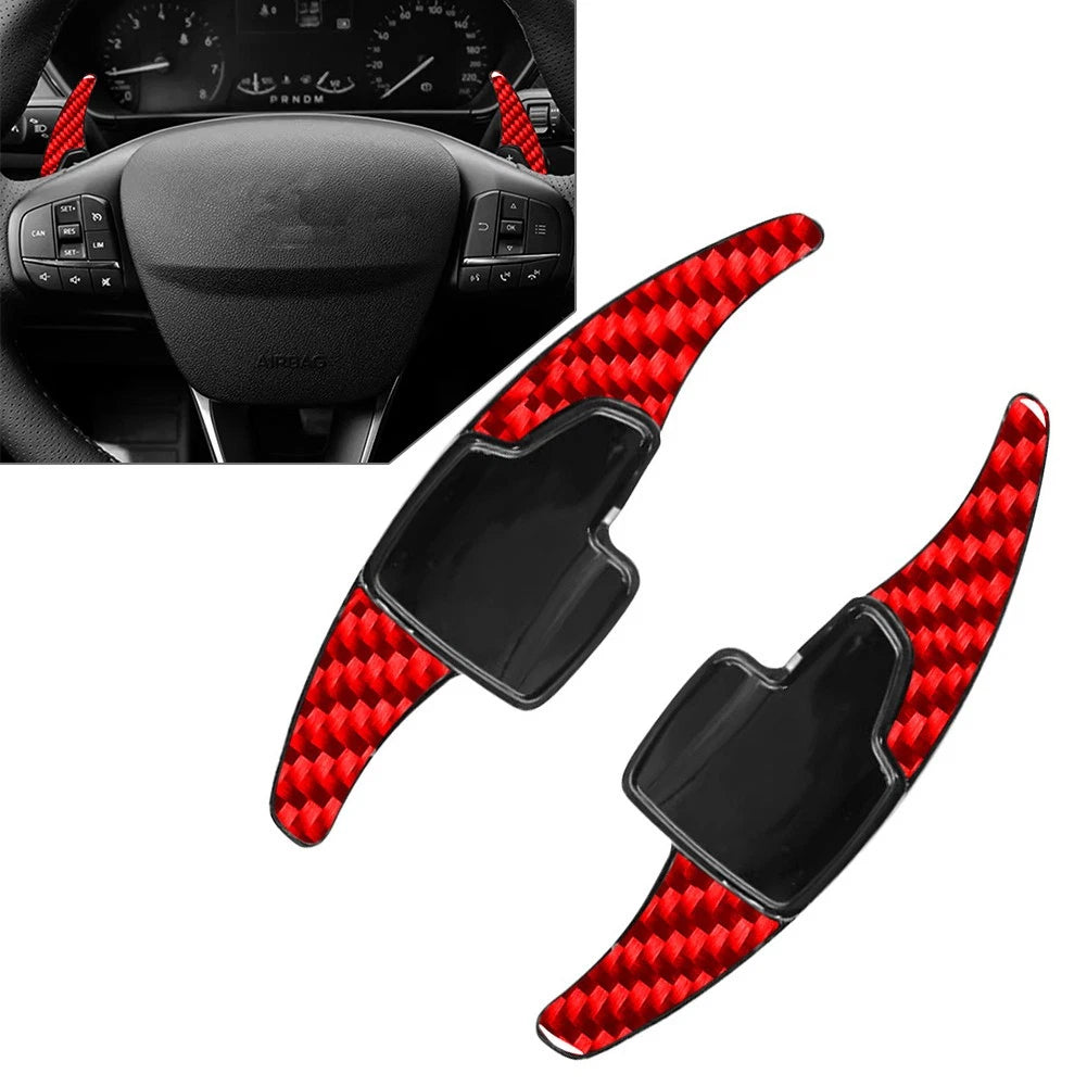 Steering Wheel Shifter Paddle Extensions for Ford Focus EcoSport Escape Kuga (2012–2021)