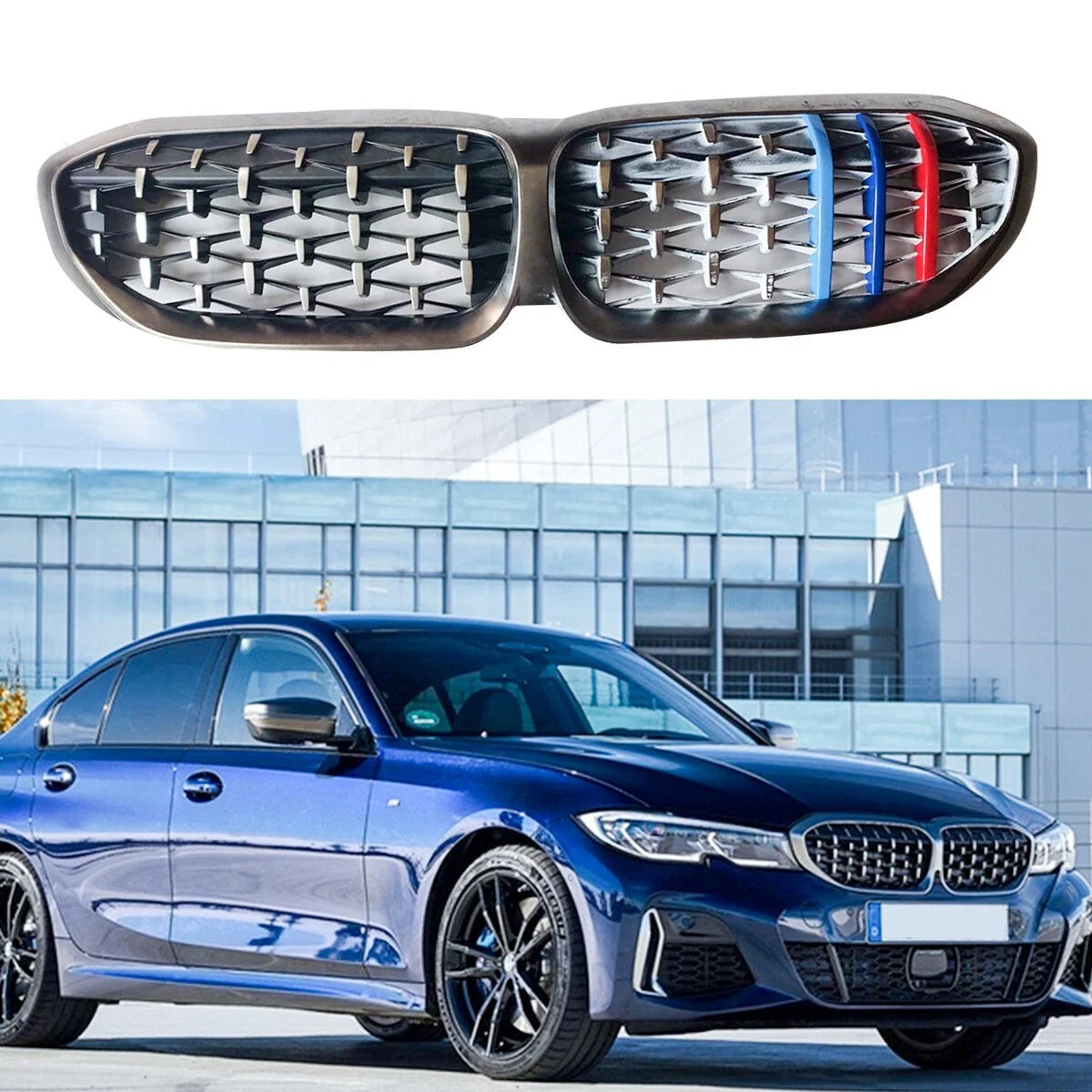 M-Colored Grille Insert Trims for BMW G20 3 Series (2019–2026)