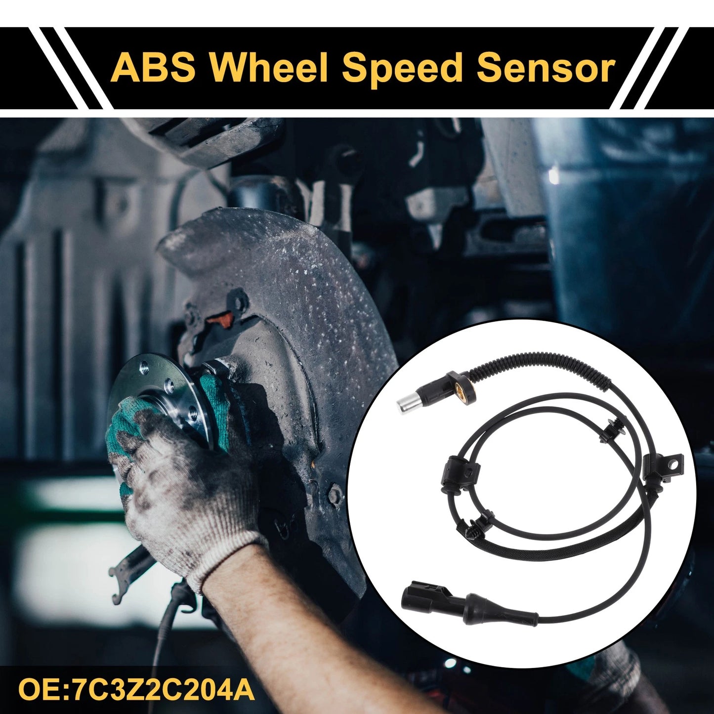 ABS Wheel Speed Sensor for Ford F-250 F-450 F-550 Super Duty (2005–2022)
