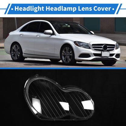 Headlight Lens Cover for Mercedes-Benz C-Class (2001–2017)