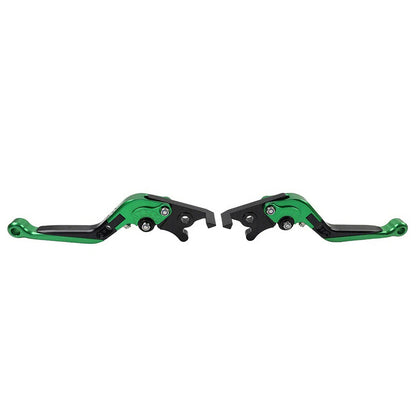 Extendable Brake Clutch Levers  Green for Honda CB599 CB600 CB919 (98-06)
