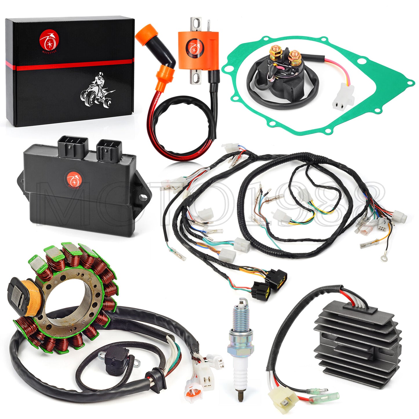 Ignition Coil Wire Harness CDI Kit for Yamaha Warrior 350 (2000–2004)