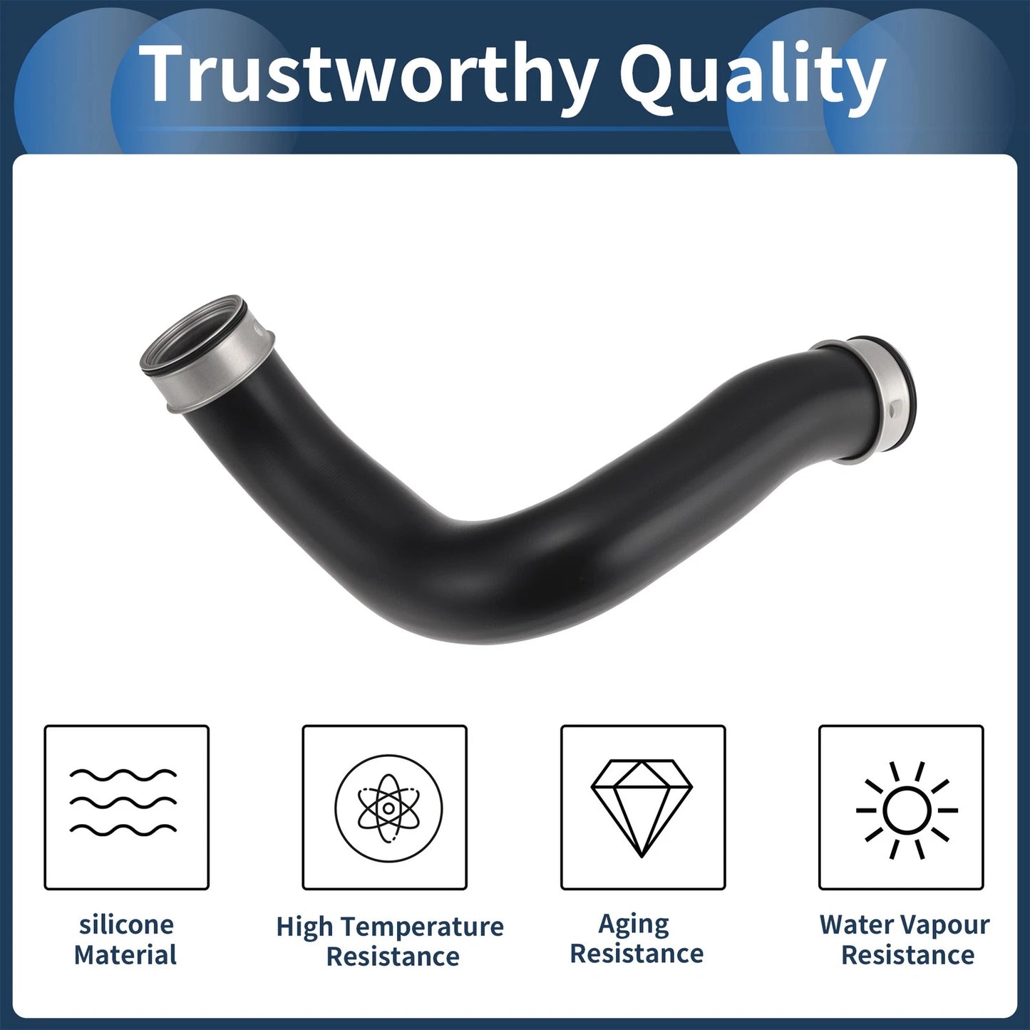 Set of 1 Engine Air Intake Hose for Mercedes-Benz E220 CDI (1998–2003) A2105283882