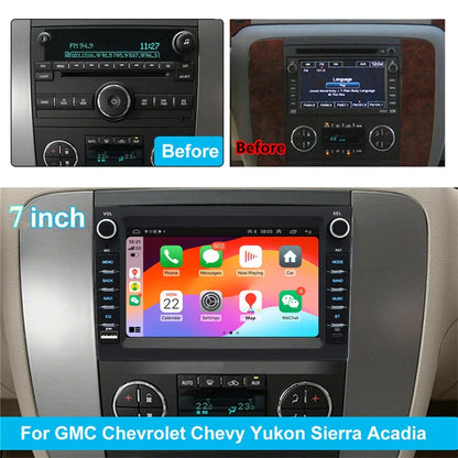 7'' Car Stereo Radio GPS WIFI for GMC Yukon/Sierra, Hummer H2 (2007-2014)