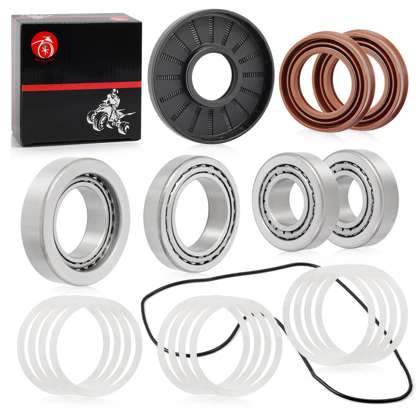 Rear Gear Case Differential Bearing Seal Kit for Polaris RZR S 4 800 (2008–2014)