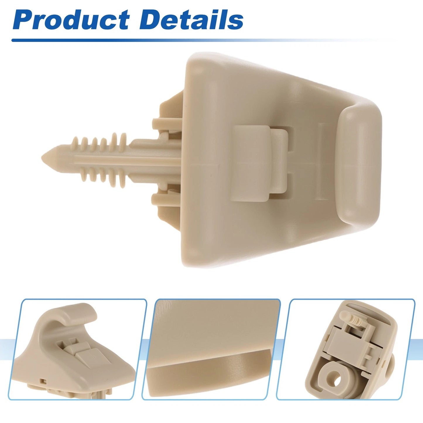 Sun Visor Clip for Hyundai Elantra (2011–2017) Beige 85235-3X000TX
