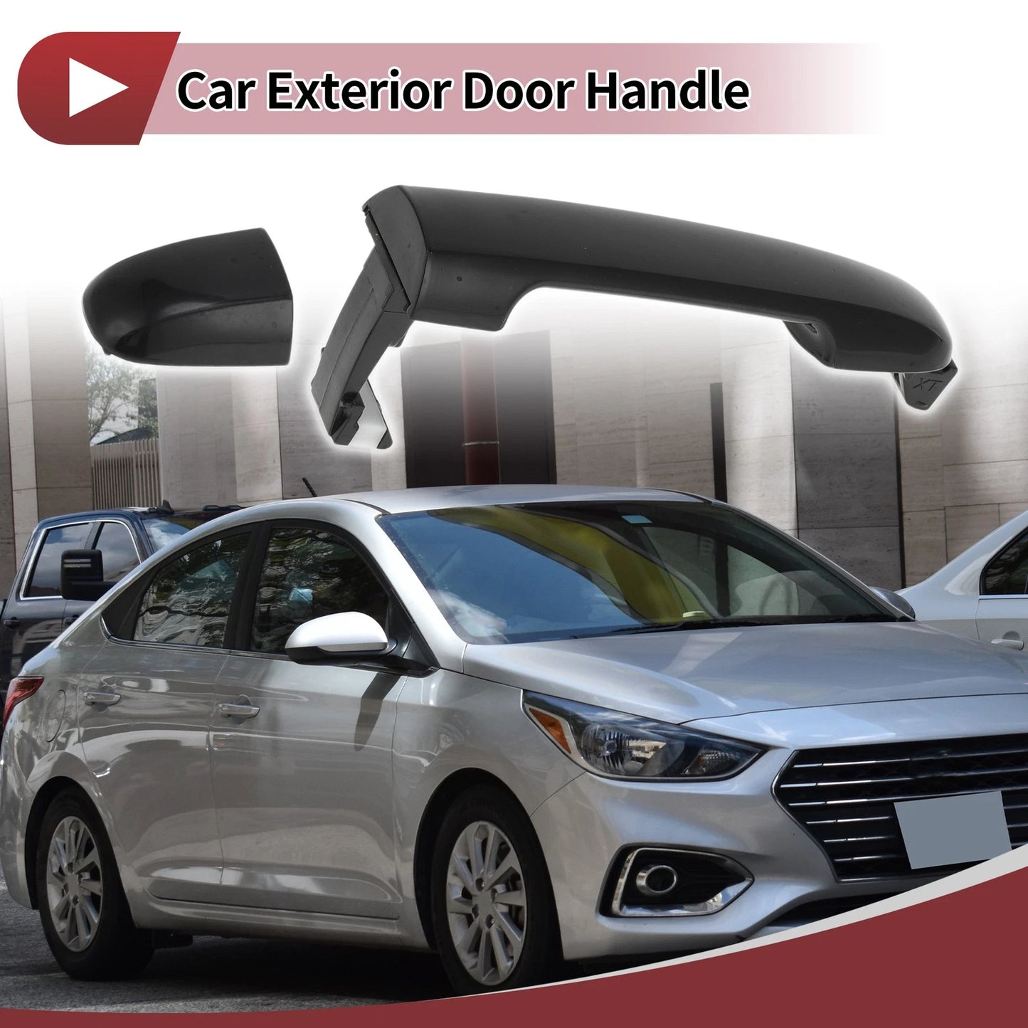 Car Door Handles Grip for Hyundai Sonata (2005–2010) No. 836523K000 Black