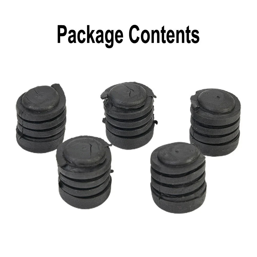 Clips 5PCS Black Rubber Bonnet Buffer Hood for Nissan