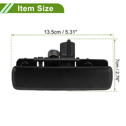 Exterior Door Handle for Chevrolet Astro (1992–2005) Front Right Black Plastic