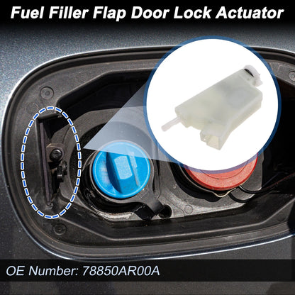 Set of 1 Fuel Filler Flap Door Latch Lock Actuator Motor for Nissan Rogue (2014–2020)
