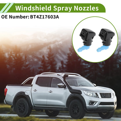 Windshield Washer Nozzle Set with Hose Connector for Ford (2011–2014) No.BT4Z17603A