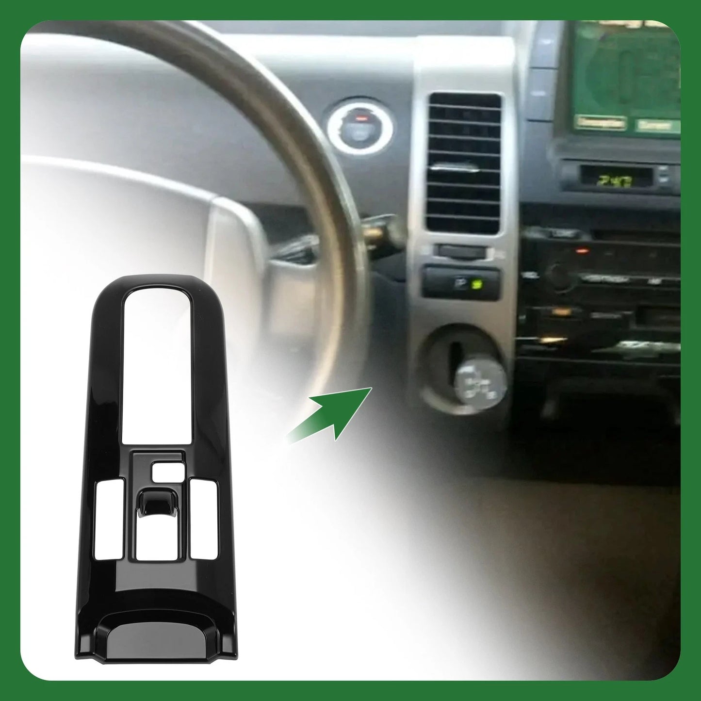 Central Control Gear Shift Panel Trim Cover for Toyota Prius (2016–2023)