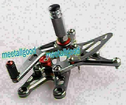 Pillion Footrest Rear Foot Pegs Hanger for Kawasaki ZX-6R Ninja (2005–2008)