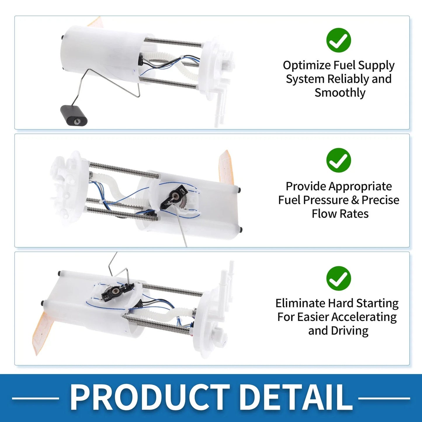 Electric Fuel Pump Assembly for Chevy Tahoe, GMC Yukon (1996-1997)