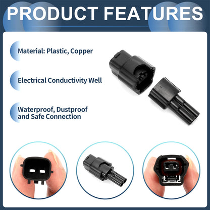 2 Pin Fuel Injector Waterproof Connector Plug for Nissan