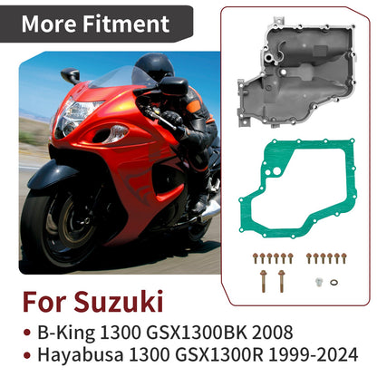 Oil Pan & Gasket for Suzuki Hayabusa GSX1300R (1999–2024)