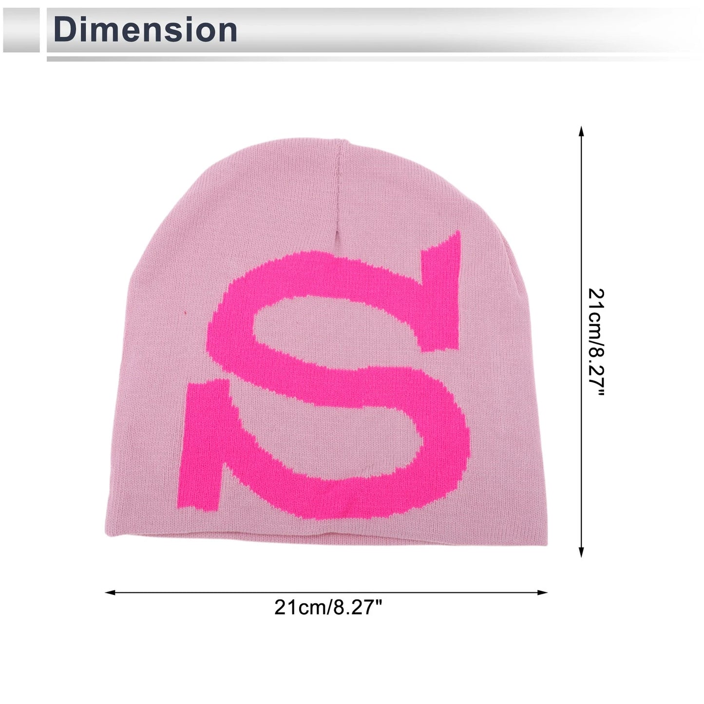 Cycling Hat for Universal Fit (21x21cm) - Light Pink