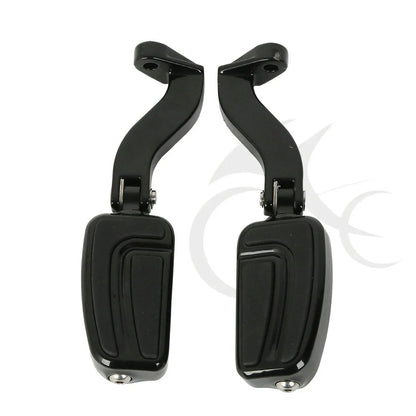 Rear Passenger Mount Foot Pegs for Harley Touring Road Electra Glide (93-2022)