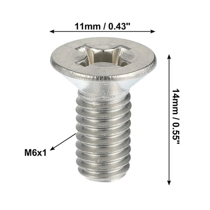 Brake Disc Rotor Screws Kit for Honda Accord  - 4 x Retaining Bolts