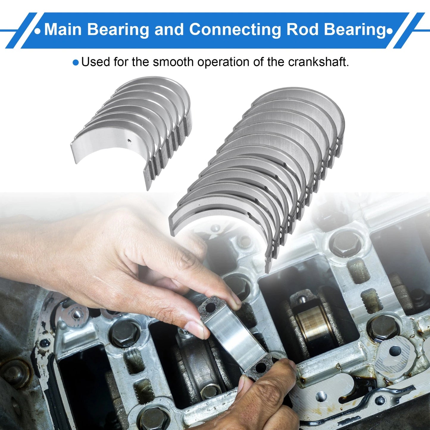 Main Bearing and Connecting Rod Bearing Kit No. 06B105591B for Volkswagen Beetle (1998–2010)