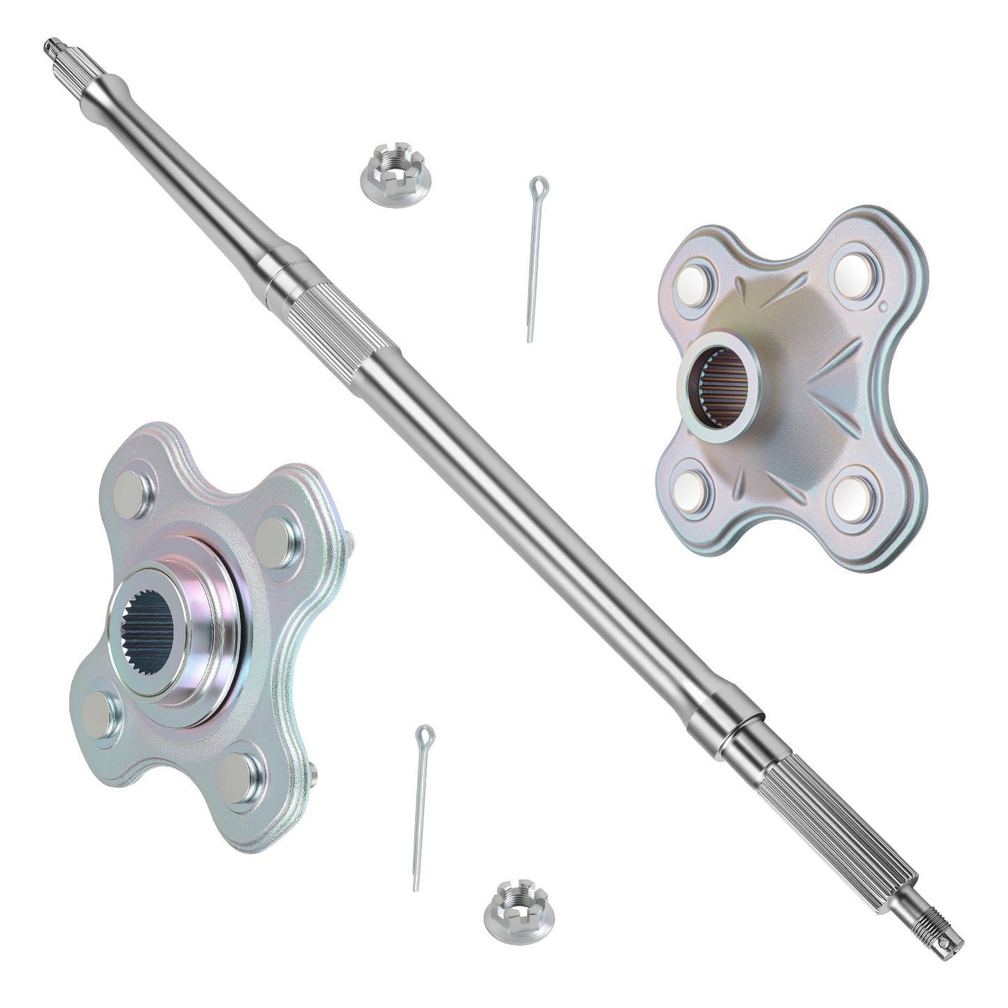 Rear Axle Shaft & Hubs Kit for Yamaha Big Bear 400 (2000–2006)