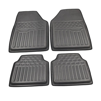4 Pcs Universal Front Rear Heel Pad Carpet Floor Mats for Car Truck