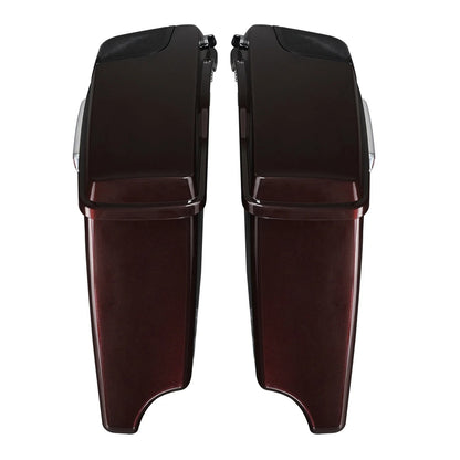 Saddlebag Speaker Lid for Harley Road Glide (2014-2023) - Midnight Crimson/Black