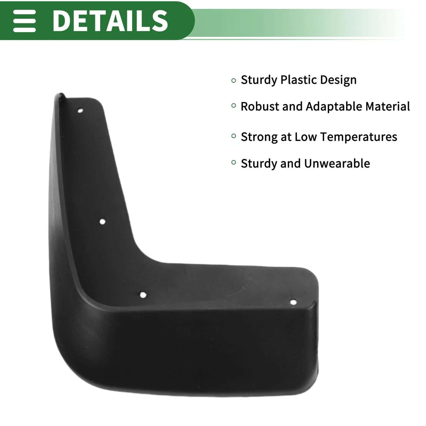 Mud Flaps Splash Guards for Chevrolet Epica (2008-2013) with Mount Accessories