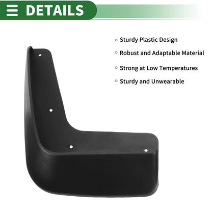 Mud Flaps Splash Guards for Chevrolet Epica (2008-2013) with Mount Accessories