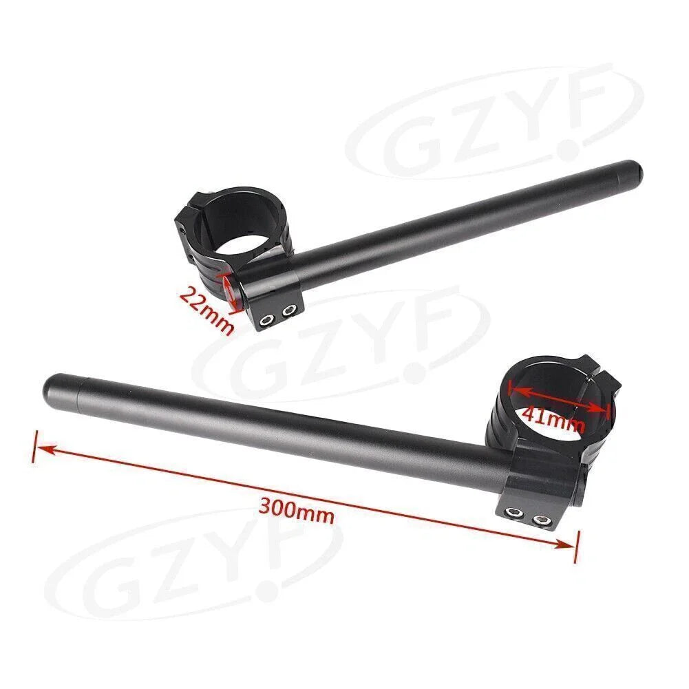 22mm & 7/8" Clips on Handle Bar with Adjustable Clamps for 41MM Fork Tube