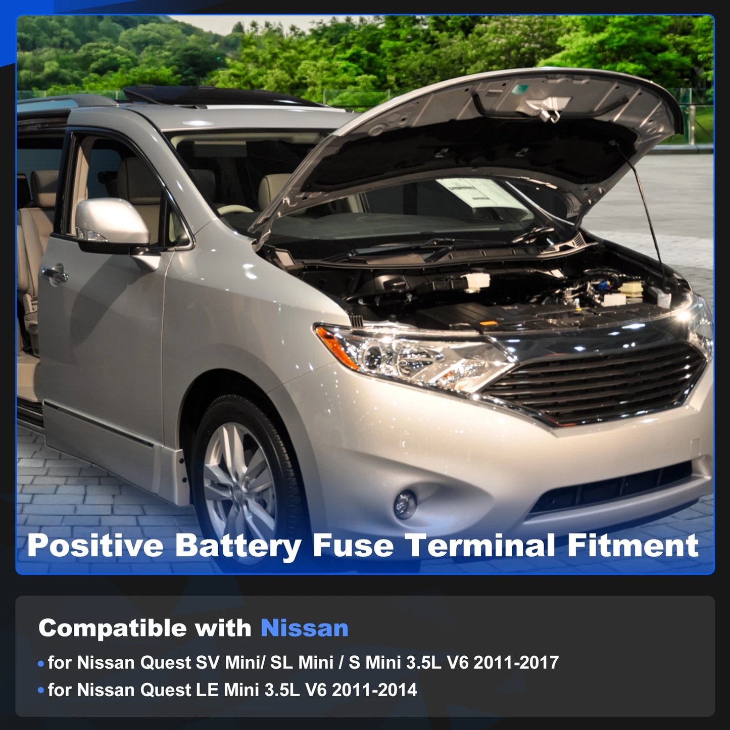 Positive Battery Fuse Terminal 24380-JA00B for Nissan Quest (2011–2017)