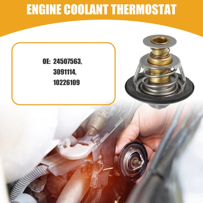 Engine Coolant Thermostat No. 24507563/3091114 for GMC Sierra 2500 (2001–2006)