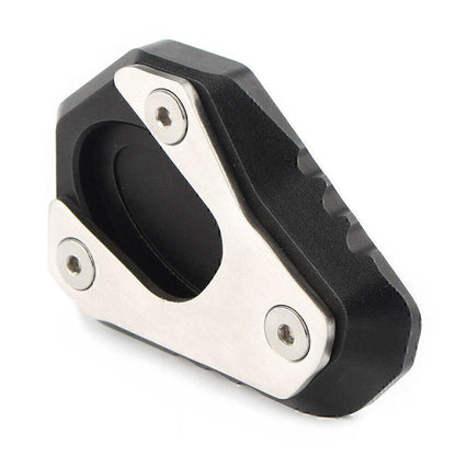 Black Side Stand Kickstand Foot Plate Pad for Kawasaki ER-6F/ER-6N (2013-2017)