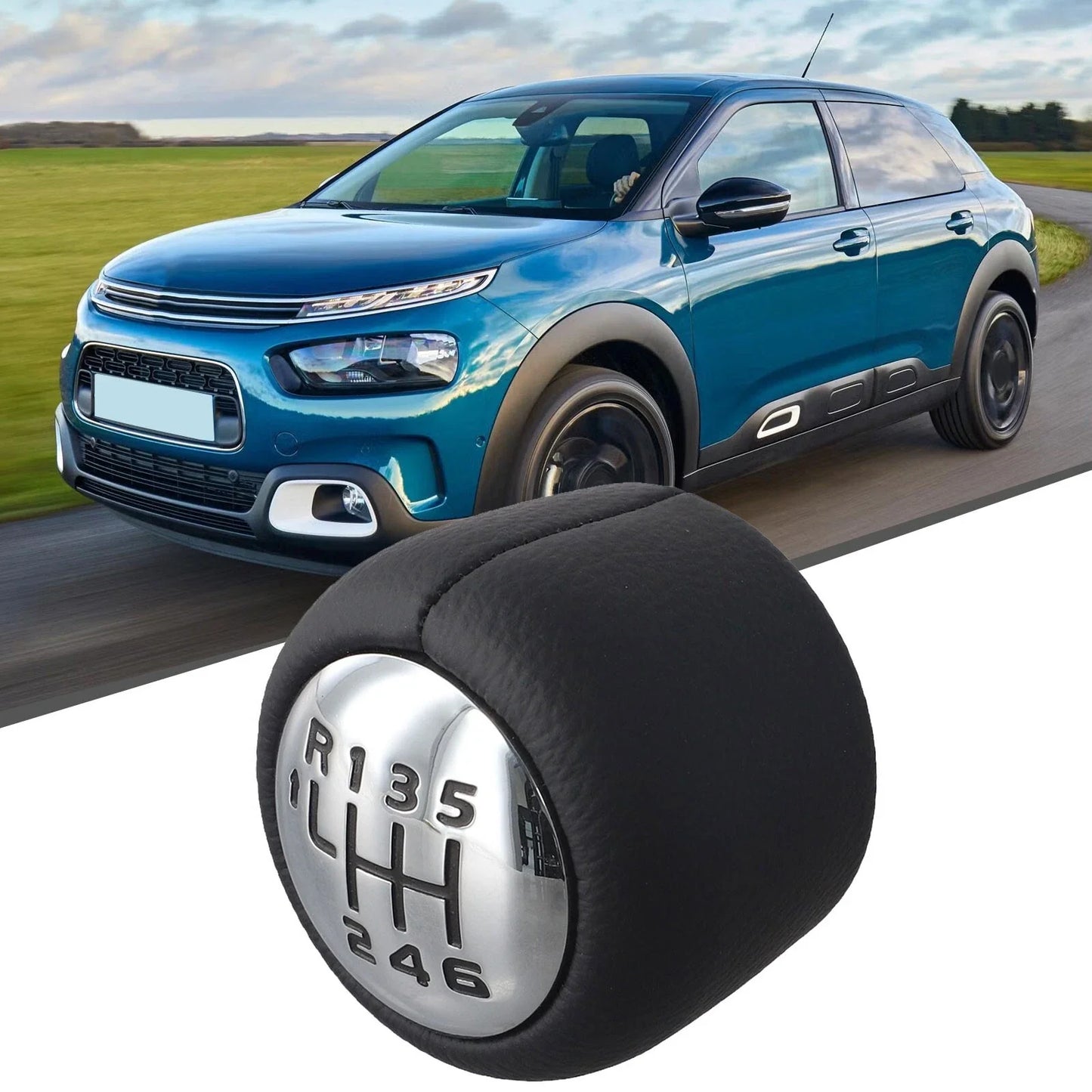 Gearshift Knob Chrome for Peugeot Manual Models