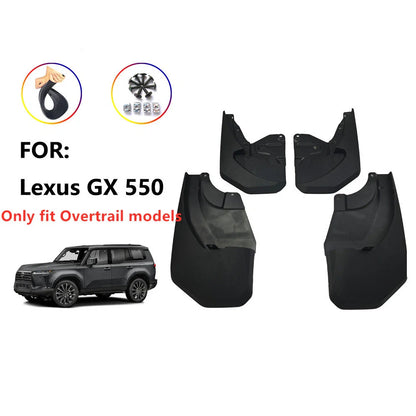4 x Front & Rear Splash Guards Mud Flaps Fender for Lexus GX (2024–2025)