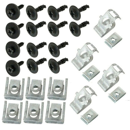 28PCS Undertray Clips Fitting Kit for A4 B8 A5 8T (2008–2016)