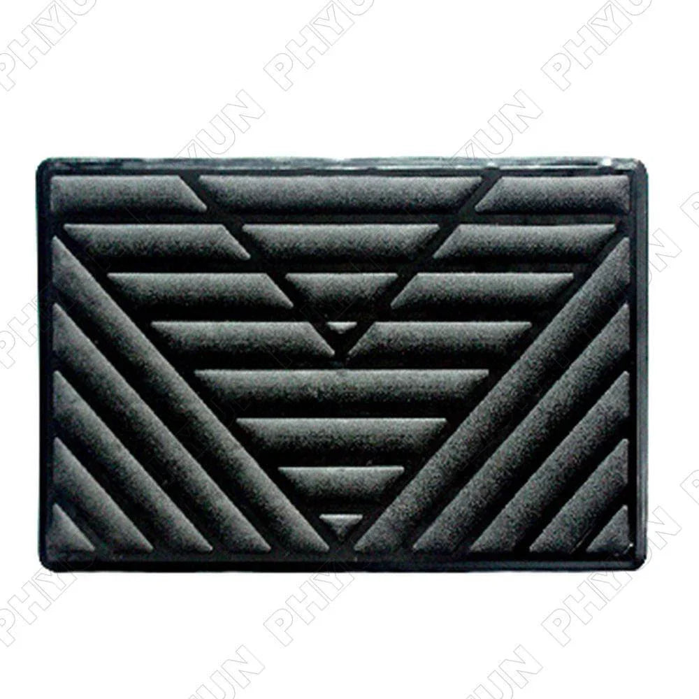 Black PVC Car Foot Mat Repair Pad Carpet Patch Cover 25x15cm Universal