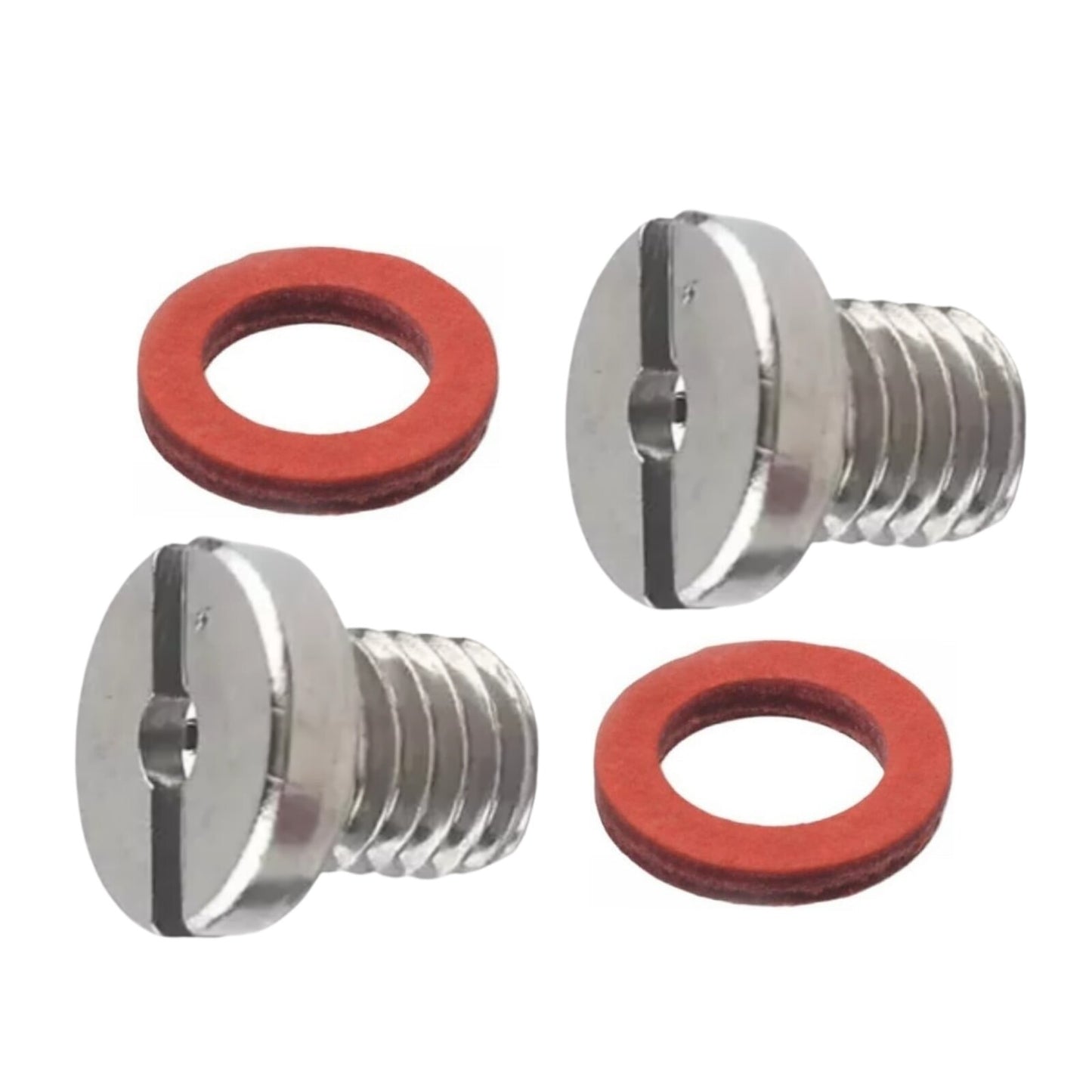 Set of 2 Gearbox Drain Fill Oil Screws for Yamaha Outboard