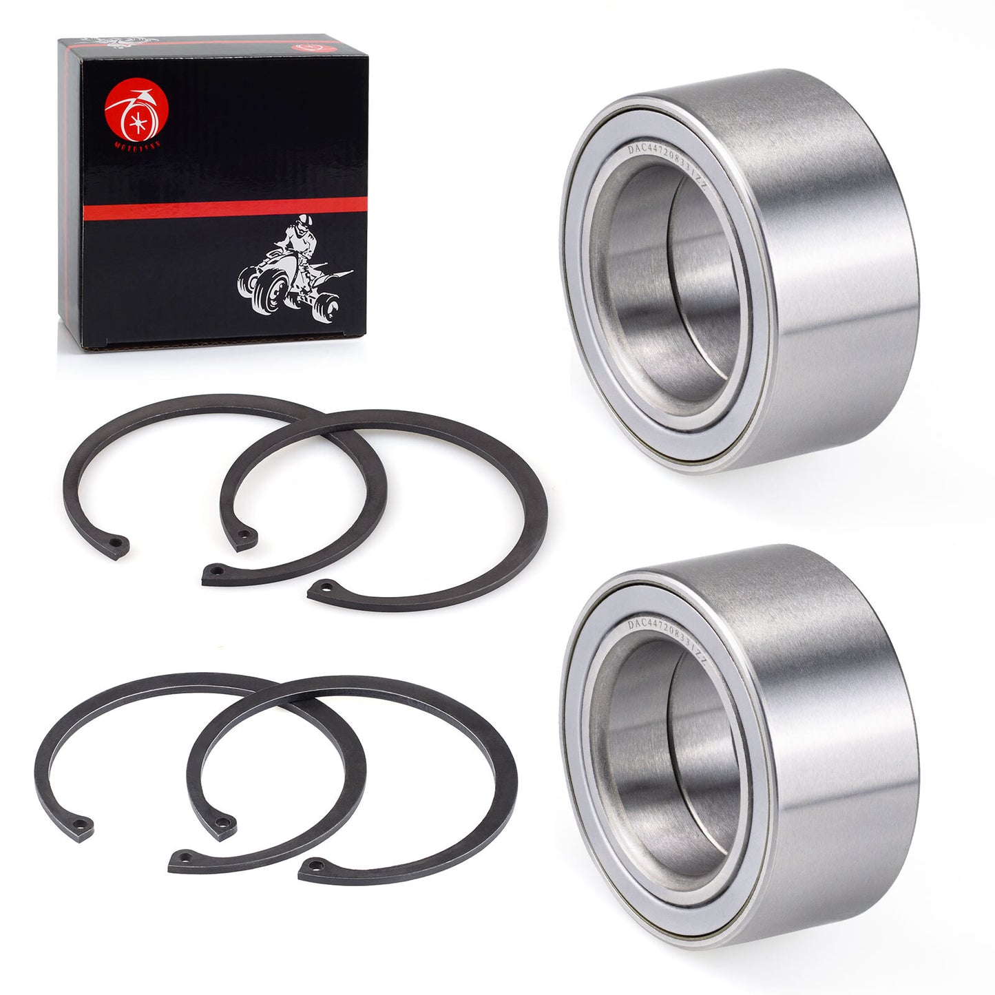 2X Front & Rear Heavy Duty Wheel Bearings for Polaris Sportsman (2009–2021)
