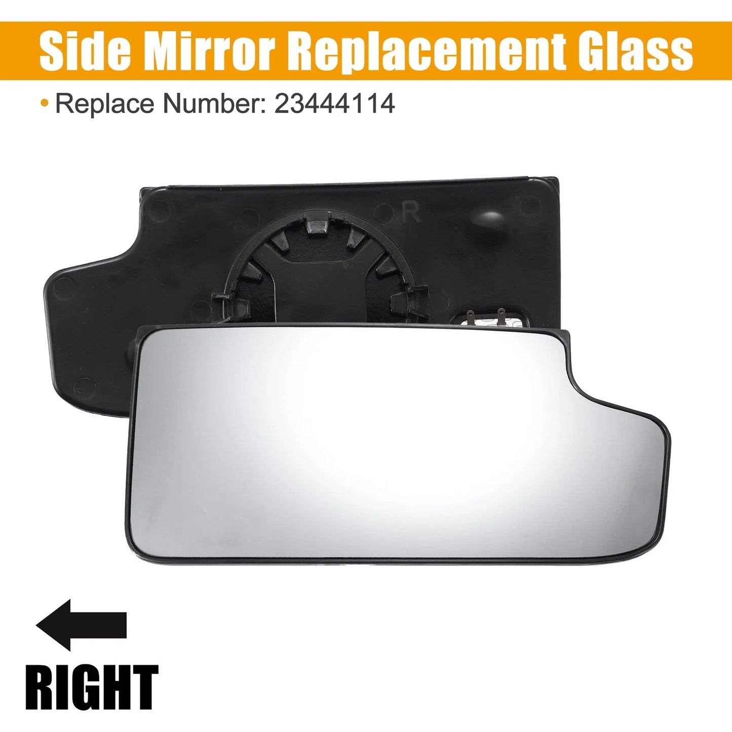 Passenger Right Tow Mirror Glass for Chevy GMC 1500 2500 3500 (2014-2023)