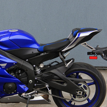 Rider & Passenger Seats for Yamaha YZF R6 (2017-2022) Black Blue
