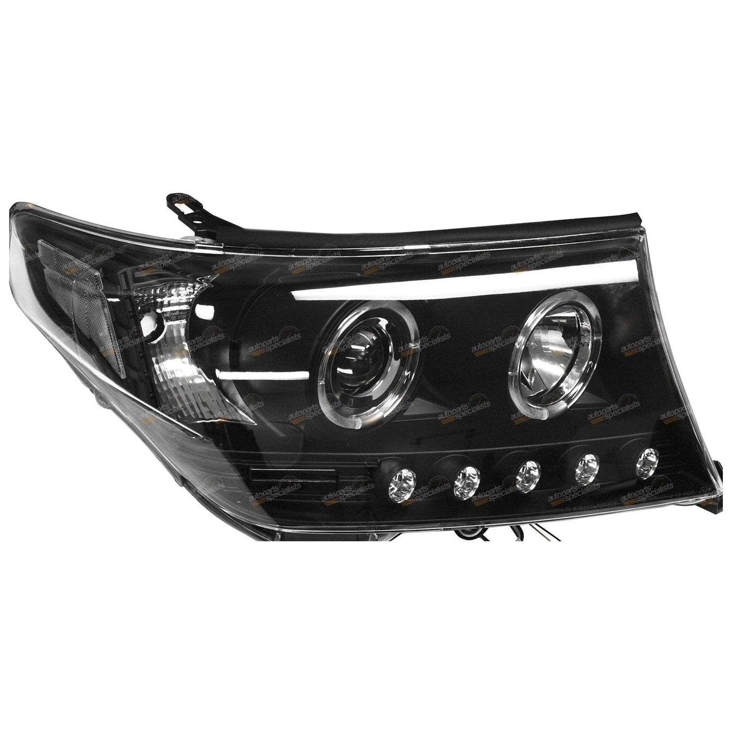 Angel-eye Projector LED Lights for Toyota Landcruiser 200 Series (2007–2015)