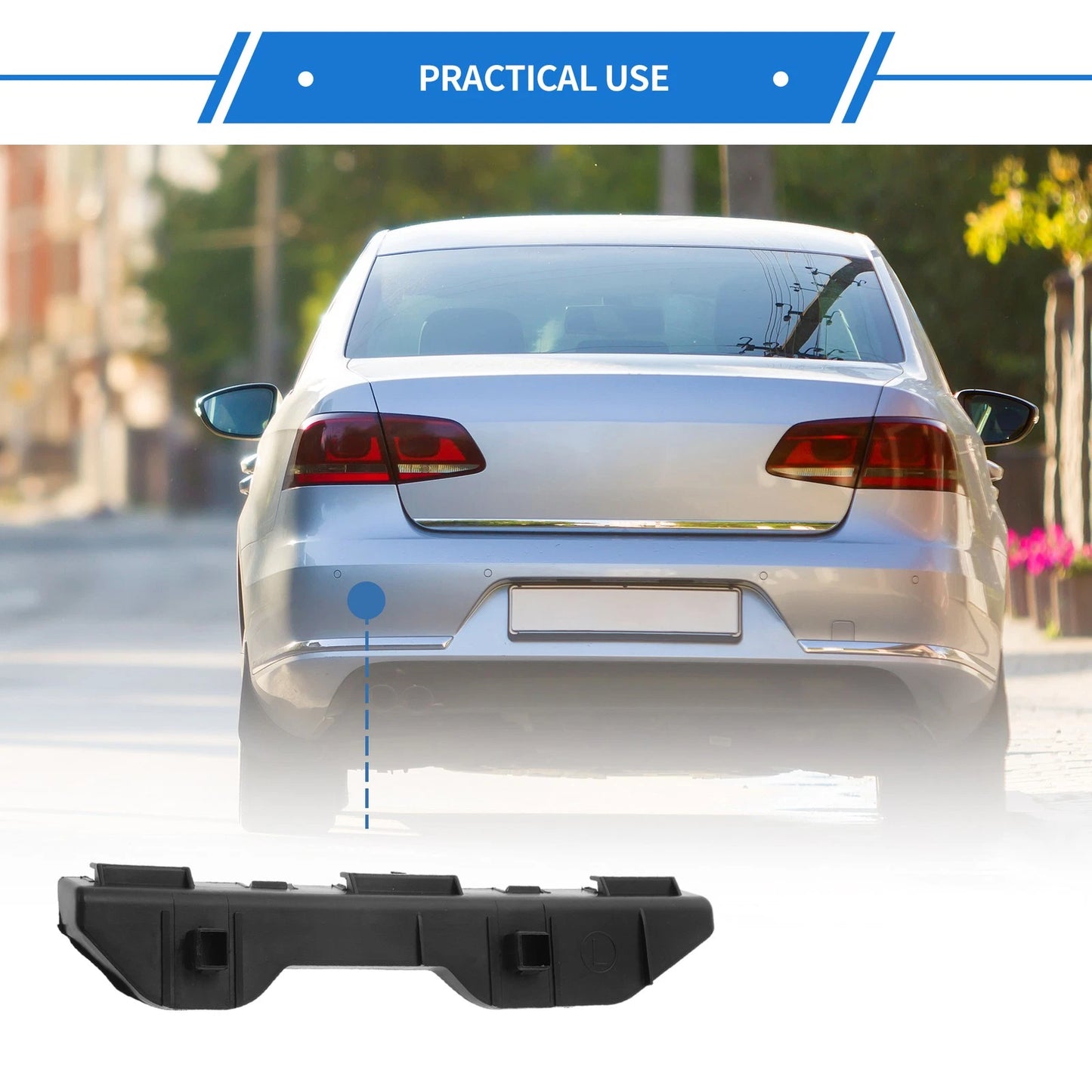 1pc Left Rear Bumper Retainer Bracket No. 5215602030 for Toyota Corolla (2003–2007)