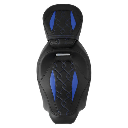 Driver Passenger Gel Seat for Harley Touring CVO Street Road Glide (2009-2023)
