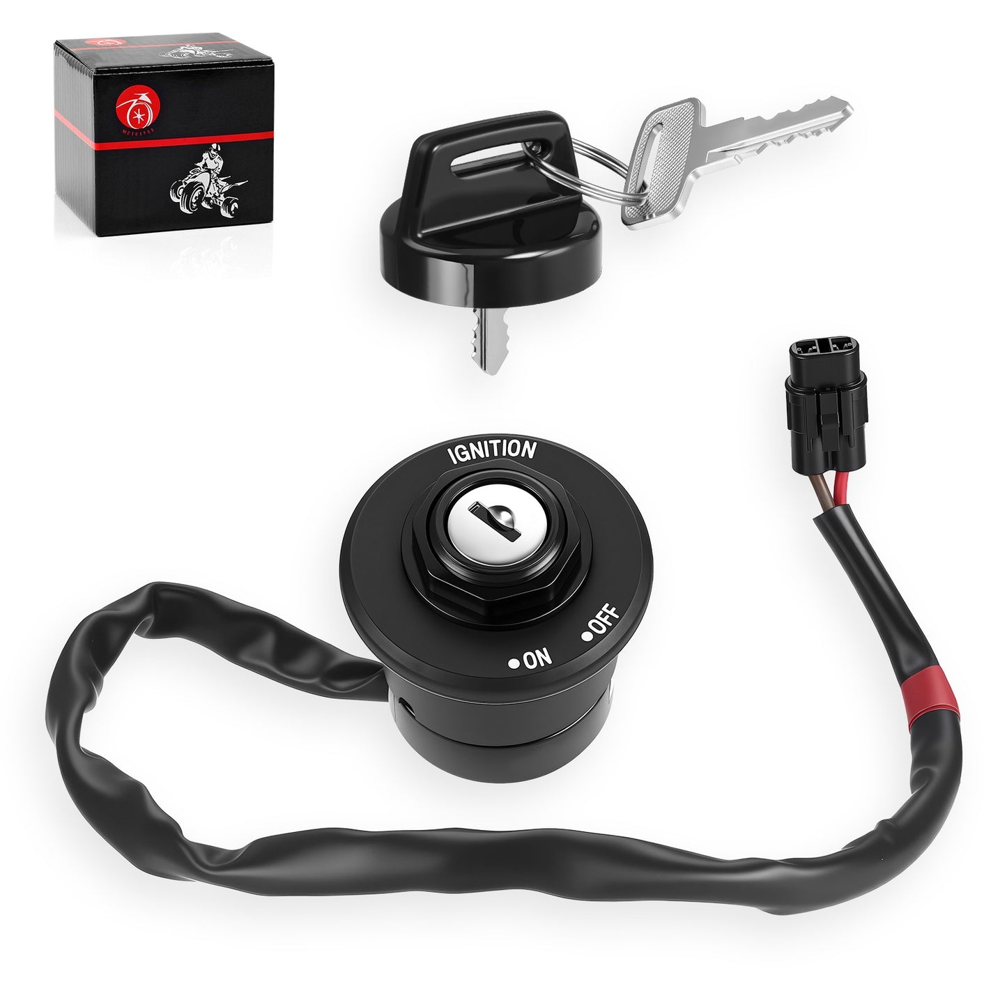 Ignition Switch Assembly with 2 Keys for Yamaha TTR50E (2006–2024)