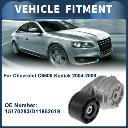 Belt Tensioner for Chevrolet C6500 Kodiak (2004-2009) - Durable Metal 1 x Pc