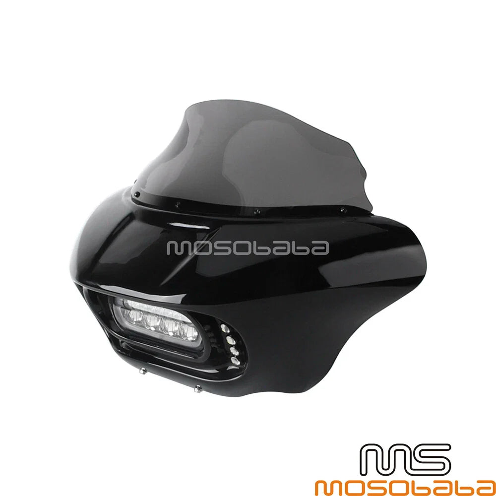 Shark Fairing w/ Headlight & Mount for Harley Softail Fat Bob FXFB FXFBS (2018)