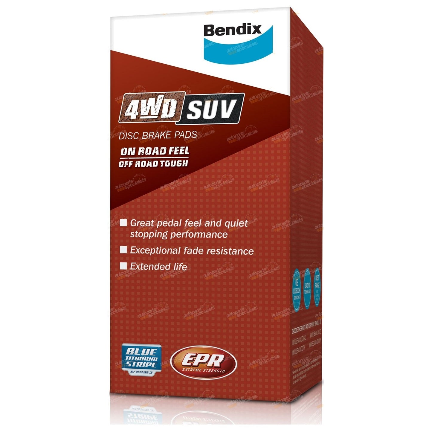 Set of 4 Front Disc Brake Pads for Subaru Forester (2002–2013)