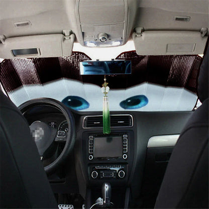 Cartoon Eye Reflective Windshield Sunshade for Front Window - AU Ship