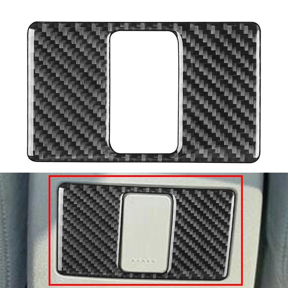 Red Carbon Fiber Shift Knob Cover for Volkswagen Golf MK7 CC Polo (2013–2021)
